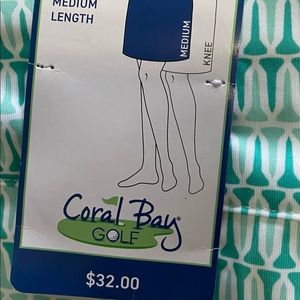 Coral Bay Golf Skirt.  NWT SZ PS. MED LENGTH